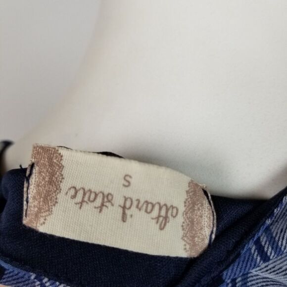 Altar'd State Plaid Faux Wrap Mini Dress Small - Picture 5 of 6